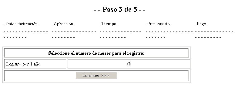 Registro de mi TPV STD Paso 3.Gestión en la web Paso 3/5