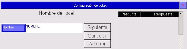 Asistente:Configuración de Ticket: Datos del Ticket